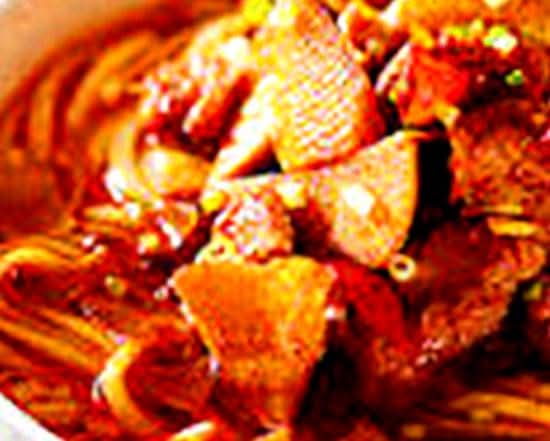 Noodle w/Spicy Pork (辣肉面)